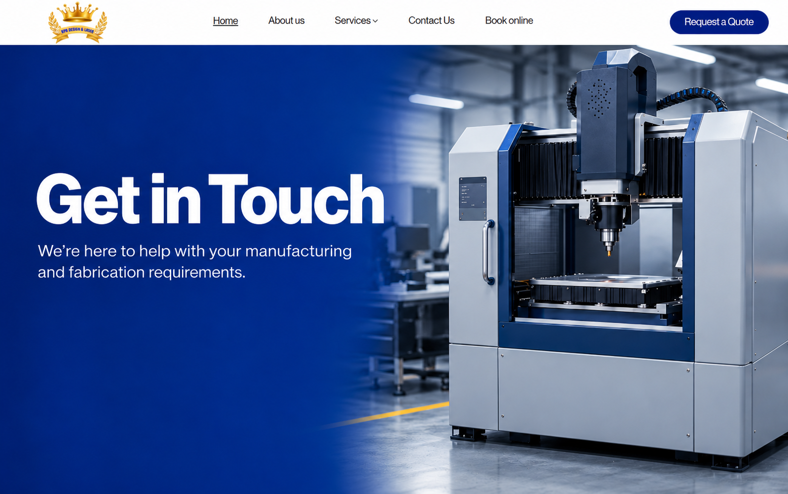 KPR Design Laser and Fabrication website